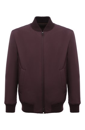 Мужской двусторонний бомбер LORO PIANA бордового цвета по цене 365500 руб., арт. FAL9265 | Фото 1 Мужской двусторонний бомбер LORO PIANA бордового цвета, арт. FAL9265 | Фото 1 (Длина (верхняя одежда): Короткие; Рукава: Длинные; Материал утеплителя: Шерсть; Материал внешний: Синтетический материал; Мужское Кросс-КТ: утепленные куртки; Кросс-КТ: Куртка; Принт: Без принта, С принтом; Стили: Кэжуэл)