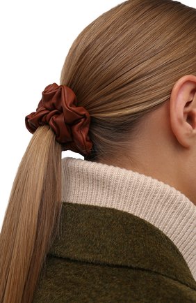 Женская резинка для волос PANFIL коричневого цвета, арт. Резинка 15-SCR | Фото 2