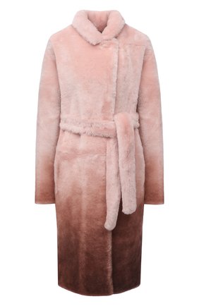 Женская шуба из овчины SHOREDITCH SKI CLUB розового цвета по цене 190500 руб., арт. AW21/WL184V | Фото 1 Женская шуба из овчины SHOREDITCH SKI CLUB розового цвета, арт. AW21/WL184V | Фото 1 (Длина (верхняя одежда): До колена; Материал внешний: Натуральный мех; Рукава: Длинные; Стили: Гламурный; Женское Кросс-КТ: Мех)
