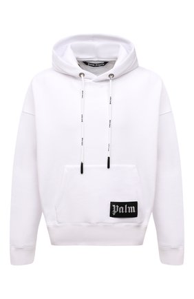 Мужской хлопковое худи PALM ANGELS белого цвета по цене 104000 руб., арт. PMBB058F21FLE0090410 | Фото 1 Мужской хлопковое худи PALM ANGELS белого цвета, арт. PMBB058F21FLE0090410 | Фото 1 (Длина (для топов): Стандартные; Рукава: Длинные; Материал внешний: Хлопок; Мужское Кросс-КТ: Худи-одежда; Принт: С принтом; Стили: Спорт-шик)