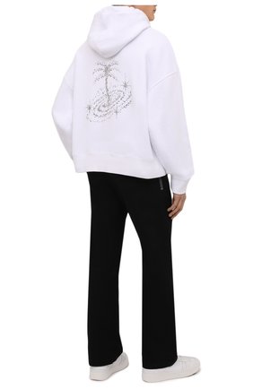 Мужской хлопковое худи PALM ANGELS белого цвета по цене 104000 руб., арт. PMBB058F21FLE0090410 | Фото 2 Мужской хлопковое худи PALM ANGELS белого цвета, арт. PMBB058F21FLE0090410 | Фото 2 (Длина (для топов): Стандартные; Рукава: Длинные; Материал внешний: Хлопок; Мужское Кросс-КТ: Худи-одежда; Принт: С принтом; Стили: Спорт-шик)