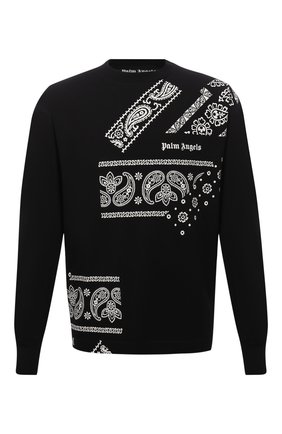 Мужская хлопковый лонгслив PALM ANGELS черного цвета по цене 32850 руб., арт. PMAB002F21JER0041005 | Фото 1 Мужская хлопковый лонгслив PALM ANGELS черного цвета, арт. PMAB002F21JER0041005 | Фото 1 (Рукава: Длинные; Материал внешний: Хлопок; Длина (для топов): Стандартные; Принт: С принтом; Стили: Спорт-шик)
