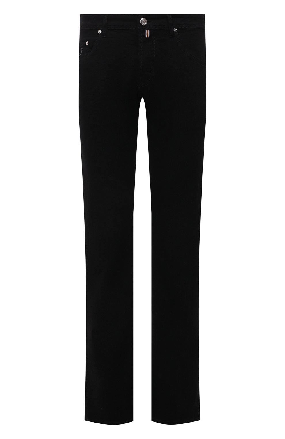 Мужские джинсы JACOB COHEN черного цвета, арт. U Q L05 01 S 3620/087D | Фото 1 (Силуэт М (брюки): Прямые; Кросс-КТ: Деним; Длина (брюки, джинсы): Стандартные; Материал внешний: Хлопок; Стили: Кэжуэл)