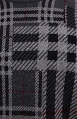 Мужской кашемировый свитер BURBERRY темно-серого цвета, арт. 8045016 | Фото 5 (Материал внешний: Шерсть, Кашемир; Рукава: Длинные; Длина (для топов): Стандартные; Принт: С принтом; Мужское Кросс-КТ: Свитер-одежда; Стили: Кэжуэл)