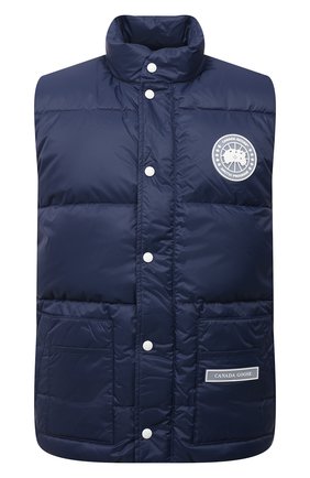 Мужской пуховый жилет freestyle vest glacial haze CANADA GOOSE темно-синего цвета по цене 55300 руб., арт. 4154U1 | Фото 1 Мужской пуховый жилет freestyle vest glacial haze CANADA GOOSE темно-синего цвета, арт. 4154U1 | Фото 1 (Материал внешний: Синтетический материал; Длина (верхняя одежда): Короткие; Материал утеплителя: Пух и перо; Материал подклада: Синтетический материал; Кросс-КТ: Куртка, Пуховик; Стили: Спорт-шик)