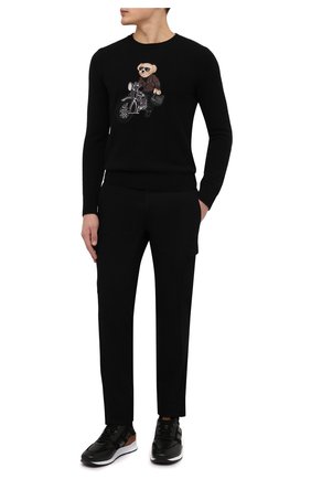 Мужские шерстяные брюки-карго RALPH LAUREN черного цвета по цене 62400 руб., арт. 790860051 | Фото 2 Мужские шерстяные брюки-карго RALPH LAUREN черного цвета, арт. 790860051 | Фото 2 (Длина (брюки, джинсы): Стандартные; Материал внешний: Шерсть; Случай: Повседневный; Силуэт М (брюки): Карго; Стили: Кэжуэл)