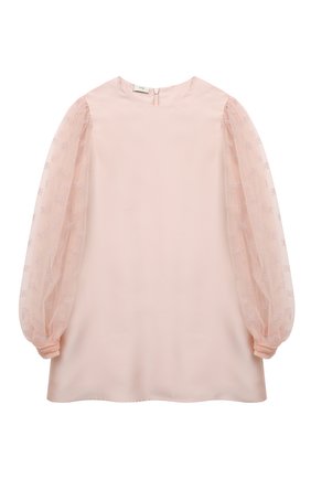 Детское платье FENDI розового цвета по цене 53950 руб., арт. JFB487/AG1Y/8A-12+ | Фото 1 Детское платье FENDI розового цвета, арт. JFB487/AG1Y/8A-12+ | Фото 1 (Материал подклада: Хлопок; Материал внешний: Вискоза, Синтетический материал; Рукава: Длинные; Одежда девочки: Одежда девочки; Ростовка одежда: 10 - 11 лет | 140 - 146см, 12 лет | 152 см, 8 лет | 128 см)