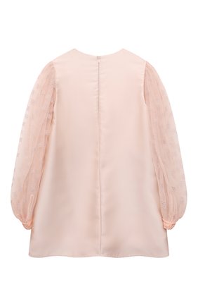 Детское платье FENDI розового цвета по цене 53950 руб., арт. JFB487/AG1Y/8A-12+ | Фото 2 Детское платье FENDI розового цвета, арт. JFB487/AG1Y/8A-12+ | Фото 2 (Материал подклада: Хлопок; Материал внешний: Вискоза, Синтетический материал; Рукава: Длинные; Одежда девочки: Одежда девочки; Ростовка одежда: 10 - 11 лет | 140 - 146см, 12 лет | 152 см, 8 лет | 128 см)