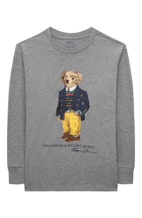Детская хлопковый лонгслив POLO RALPH LAUREN темно-серого цвета по цене 4720 руб., арт. 323852014 | Фото 1 Детская хлопковый лонгслив POLO RALPH LAUREN темно-серого цвета, арт. 323852014 | Фото 1 (Материал внешний: Хлопок; Рукава: Длинные; Ростовка одежда: 13 - 15 лет | 158 см, 10 - 11 лет | 140 - 146см, 9 лет | 134 см, 16 лет | 164 см)