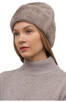 Шапка из меха норки | Фото №2 Шапка из меха норки | Фото №2
