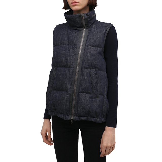 фото Джинсовый жилет brunello cucinelli