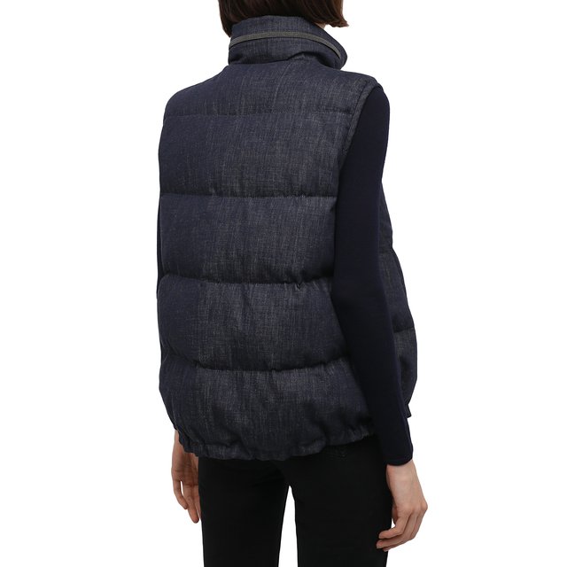 фото Джинсовый жилет brunello cucinelli