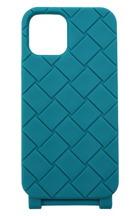 Чехол для iphone 12/12 pro BOTTEGA VENETA бирюзового цвета по цене 13050 руб., арт. 680029/V0EY0 | Фото 1 Чехол для iphone 12/12 pro BOTTEGA VENETA бирюзового цвета, арт. 680029/V0EY0 | Фото 1