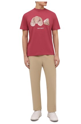 Мужские хлопковые брюки MONCLER бежевого цвета по цене 39200 руб., арт. G2-091-2A000-32-595HX | Фото 2 Мужские хлопковые брюки MONCLER бежевого цвета, арт. G2-091-2A000-32-595HX | Фото 2 (Материал внешний: Хлопок; Длина (брюки, джинсы): Стандартные; Случай: Повседневный; Стили: Кэжуэл)