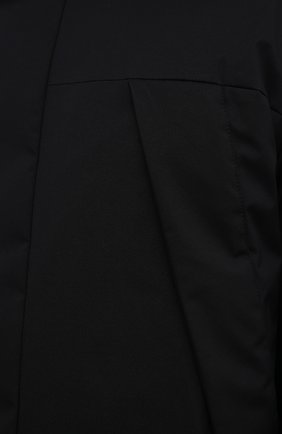 Мужской пуховый плащ gobert MONCLER черного цвета, арт. G2-091-1C000-07-539HW | Фото 5 (Мужское Кросс-КТ: Плащ-верхняя одежда; Рукава: Длинные; Длина (верхняя одежда): До колена; Материал внешний: Синтетический материал; Материал подклада: Синтетический материал; Стили: Минимализм; Материал утеплителя: Пух и перо)