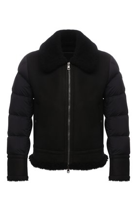 Мужская комбинированная куртка curval MONCLER темно-синего цвета по цене 312000 руб., арт. G2-091-1A001-60-595JU | Фото 1 Мужская комбинированная куртка curval MONCLER темно-синего цвета, арт. G2-091-1A001-60-595JU | Фото 1 (Длина (верхняя одежда): Короткие; Материал внешний: Синтетический материал; Рукава: Длинные; Материал подклада: Синтетический материал; Материал утеплителя: Пух и перо; Кросс-КТ: Куртка; Мужское Кросс-КТ: пуховик-короткий, Кожа и замша; Стили: Кэжуэл)