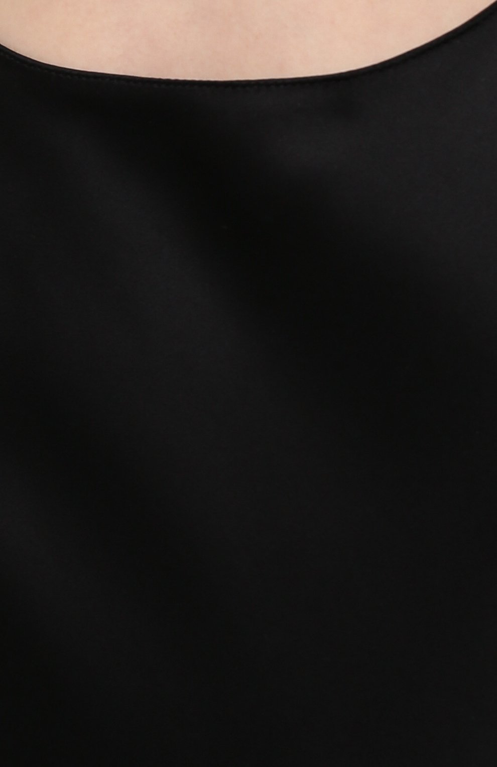 Женская шелковая сорочка LUNA DI SETA черного цвета, арт. VLST60812 | Фото 5 (Материал внешний: Шелк)