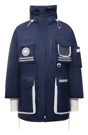 Мужская пуховая парка snow mantra glacial haze CANADA GOOSE темно-синего цвета по цене 149500 руб., арт. 9501U1 | Фото 1 Мужская пуховая парка snow mantra glacial haze CANADA GOOSE темно-синего цвета, арт. 9501U1 | Фото 1 (Материал подклада: Синтетический материал; Материал внешний: Синтетический материал; Рукава: Длинные; Материал утеплителя: Пух и перо; Длина (верхняя одежда): До середины бедра; Мужское Кросс-КТ: пуховик-короткий; Кросс-КТ: Куртка; Стили: Спорт-шик)