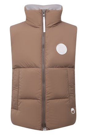 Мужской пуховый жилет everett vest pastels CANADA GOOSE светло-коричневого цвета по цене 55150 руб., арт. 2614MB1 | Фото 1 Мужской пуховый жилет everett vest pastels CANADA GOOSE светло-коричневого цвета, арт. 2614MB1 | Фото 1 (Материал внешний: Синтетический материал; Длина (верхняя одежда): Короткие; Материал подклада: Синтетический материал; Материал утеплителя: Пух и перо; Кросс-КТ: Куртка, Пуховик; Стили: Спорт-шик)