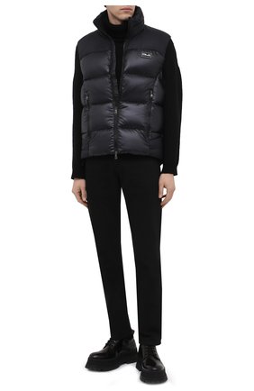 Мужской пуховый жилет rlx RALPH LAUREN черного цвета по цене 47650 руб., арт. 784846747 | Фото 2 Мужской пуховый жилет rlx RALPH LAUREN черного цвета, арт. 784846747 | Фото 2 (Материал внешний: Синтетический материал; Длина (верхняя одежда): Короткие; Материал утеплителя: Пух и перо; Материал подклада: Синтетический материал; Кросс-КТ: Куртка, Пуховик; Стили: Спорт-шик)
