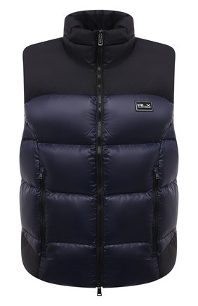 Мужской пуховый жилет rlx RALPH LAUREN темно-синего цвета по цене 47650 руб., арт. 784846747 | Фото 1 Мужской пуховый жилет rlx RALPH LAUREN темно-синего цвета, арт. 784846747 | Фото 1 (Длина (верхняя одежда): Короткие; Материал внешний: Синтетический материал; Материал утеплителя: Пух и перо; Материал подклада: Синтетический материал; Кросс-КТ: Куртка, Пуховик; Стили: Спорт-шик)