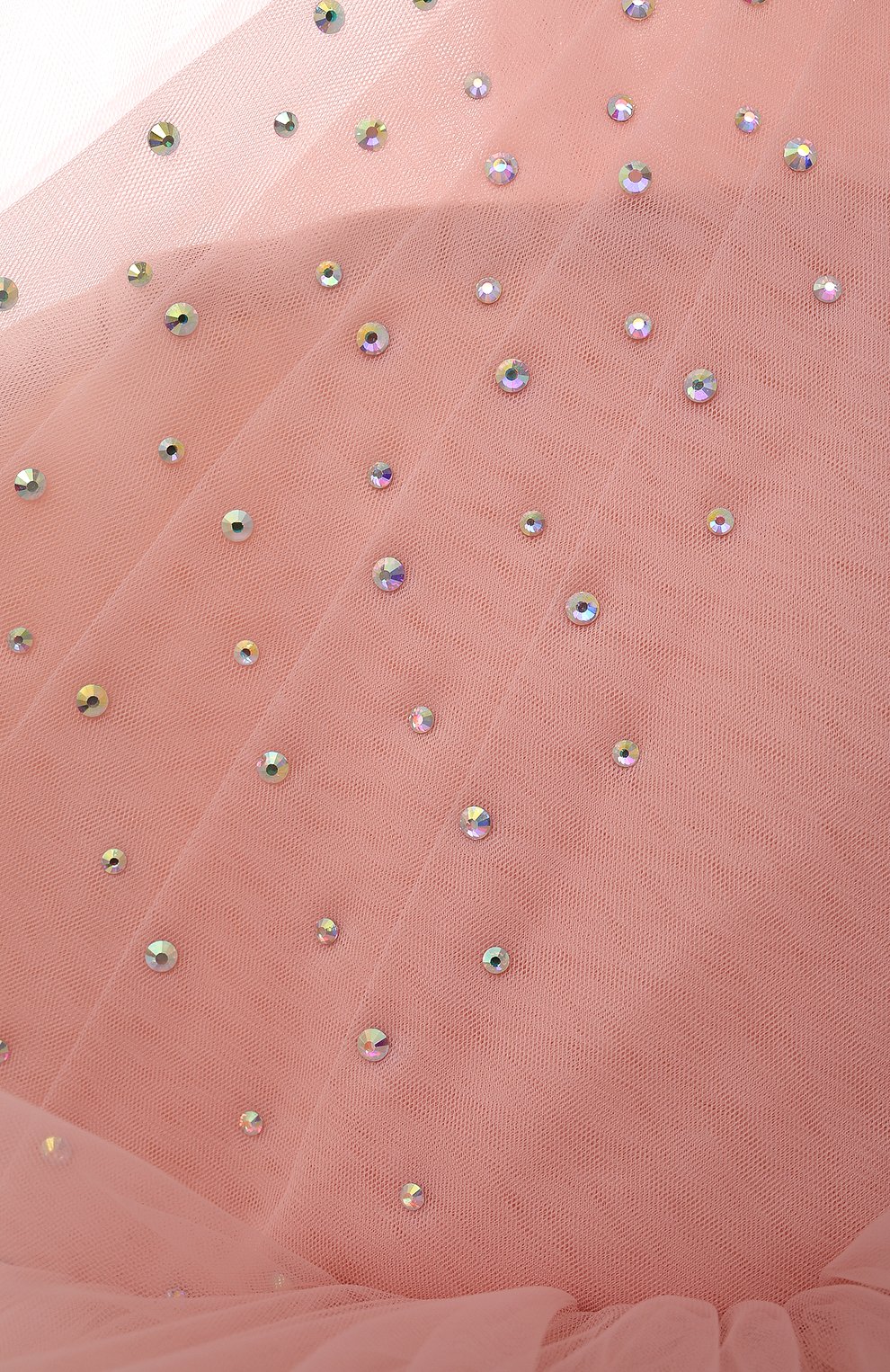 Детское платье sabrina SASHA KIM розового цвета, арт. УТ-00000543/1 | Фото 3 (Рукава: Длинные; Материал внешний: Синтетический материал; Материал подклада: Вискоза; Ростовка одежда: 4 года | 104 см, 5 лет | 110 см)