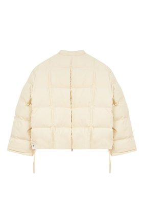 Женская куртка JIL SANDER кремвого цвета по цене 145500 руб., арт. JPPU440094/WU461200A | Фото 2 Женская куртка JIL SANDER кремвого цвета, арт. JPPU440094/WU461200A | Фото 2 (Материал внешний: Синтетический материал; Рукава: Длинные; Длина (верхняя одежда): Длинные; Стили: Спорт-шик; Кросс-КТ: Пуховик, Куртка)