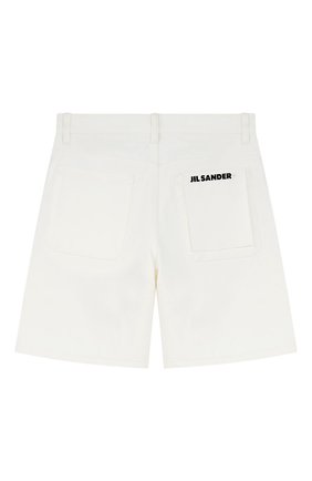 Женские джинсовые шорты JIL SANDER белого цвета по цене 47500 руб., арт. JPPU663166/WU246300 | Фото 2 Женские джинсовые шорты JIL SANDER белого цвета, арт. JPPU663166/WU246300 | Фото 2 (Материал внешний: Хлопок; Женское Кросс-КТ: Шорты; Кросс-КТ: Деним; Стили: Гранж; Длина Ж (юбки, платья, шорты): Мини)