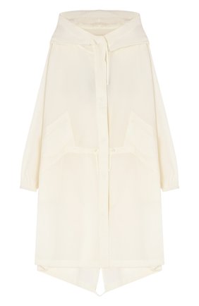 Женский хлопковый плащ JIL SANDER кремвого цвета по цене 162500 руб., арт. JSEU430005/WU245036 | Фото 1 Женский хлопковый плащ JIL SANDER кремвого цвета, арт. JSEU430005/WU245036 | Фото 1 (Материал внешний: Хлопок; Стили: Спорт-шик; Рукава: Длинные; Длина (верхняя одежда): До колена)