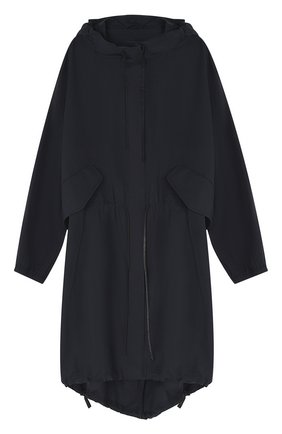 Женский хлопковый плащ JIL SANDER темно-синего цвета по цене 162500 руб., арт. JSEU430005/WU245036 | Фото 1 Женский хлопковый плащ JIL SANDER темно-синего цвета, арт. JSEU430005/WU245036 | Фото 1 (Материал внешний: Хлопок; Стили: Спорт-шик; Рукава: Длинные; Длина (верхняя одежда): До колена)