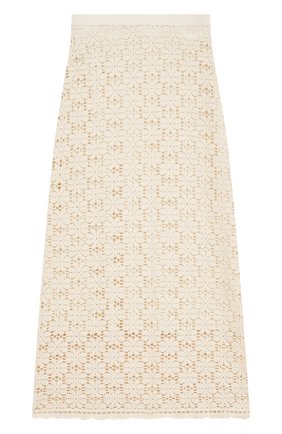Женская хлопковая юбка JIL SANDER кремвого цвета по цене 51450 руб., арт. JSPU727045/WU253208 | Фото 1 Женская хлопковая юбка JIL SANDER кремвого цвета, арт. JSPU727045/WU253208 | Фото 1 (Материал внешний: Хлопок; Женское Кросс-КТ: Юбка-одежда; Длина Ж (юбки, платья, шорты): Миди; Стили: Романтичный)