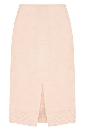 Женская юбка JIL SANDER розового цвета, арт. JSWU752347/WUY28008 | Фото 2 (Материал внешний: Шелк; Женское Кросс-КТ: Юбка-одежда; Длина Ж (юбки, платья, шорты): Миди; Стили: Кэжуэл)