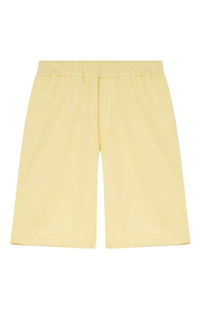 Мужские шорты JIL SANDER желтого цвета по цене 30750 руб., арт. JPUU707529/MU248608 | Фото 1 Мужские шорты JIL SANDER желтого цвета, арт. JPUU707529/MU248608 | Фото 1 (Кросс-КТ: Трикотаж; Стили: Спорт-шик; Принт: Без принта)