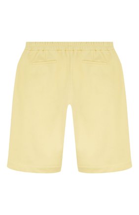 Мужские шорты JIL SANDER желтого цвета по цене 30750 руб., арт. JPUU707529/MU248608 | Фото 2 Мужские шорты JIL SANDER желтого цвета, арт. JPUU707529/MU248608 | Фото 2 (Кросс-КТ: Трикотаж; Стили: Спорт-шик; Принт: Без принта)