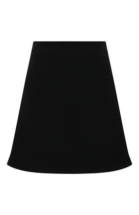 Женская шерстяная юбка BOTTEGA VENETA черного цвета по цене 120500 руб., арт. 679657/V19K0 | Фото 1
