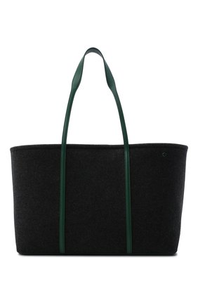 Женский сумка-тоут LORO PIANA серого цвета, арт. FAL9328 | Фото 1 (Размер: large; Материал: Текстиль; Сумки-технические: Сумки-шопперы)