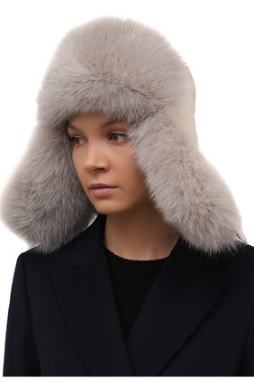 Кашемировая шапка Alaskan с отделкой из меха лисы | Фото №2 Кашемировая шапка Alaskan с отделкой из меха лисы | Фото №2
