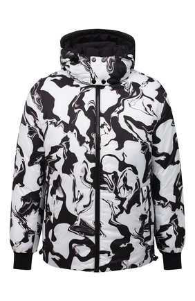 Мужская двусторонняя куртка BOSS черно-белого цвета, арт. 50460736 | Фото 1 (Рукава: Длинные; Длина (верхняя одежда): Короткие; Материал внешний: Синтетический материал; Кросс-КТ: Куртка; Стили: Спорт-шик; Мужское Кросс-КТ: утепленные куртки)