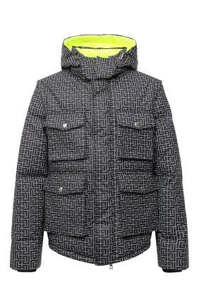 Мужская пуховая куртка balmain x rossignol BALMAIN серого цвета по цене 344500 руб., арт. WH2TP045/X193 | Фото 1 Мужская пуховая куртка balmain x rossignol BALMAIN серого цвета, арт. WH2TP045/X193 | Фото 1 (Материал подклада: Синтетический материал; Рукава: Длинные; Длина (верхняя одежда): Короткие; Материал утеплителя: Пух и перо; Материал внешний: Синтетический материал; Кросс-КТ: Куртка; Мужское Кросс-КТ: пуховик-короткий; Стили: Спорт-шик)