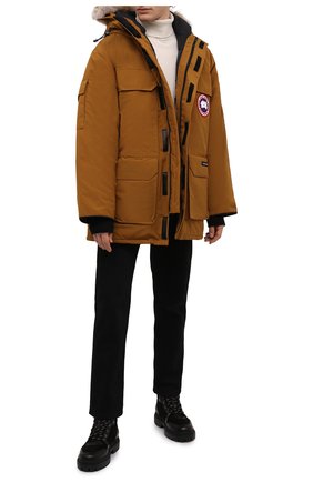 Мужская пуховая парка expedition CANADA GOOSE светло-коричневого цвета по цене 135500 руб., арт. 4660M | Фото 2 Мужская пуховая парка expedition CANADA GOOSE светло-коричневого цвета, арт. 4660M | Фото 2 (Длина (верхняя одежда): До середины бедра; Рукава: Длинные; Материал подклада: Синтетический материал; Материал утеплителя: Пух и перо; Материал внешний: Синтетический материал; Кросс-КТ: Куртка; Мужское Кросс-КТ: пуховик-короткий; Стили: Спорт-шик)