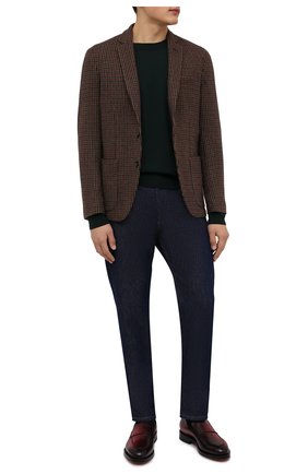 Мужской кашемировый пиджак LORO PIANA коричневого цвета по цене 345000 руб., арт. FAL9311 | Фото 2 Мужской кашемировый пиджак LORO PIANA коричневого цвета, арт. FAL9311 | Фото 2 (Материал внешний: Кашемир, Шерсть; Материал подклада: Купро; Длина (для топов): Стандартные; Рукава: Длинные; Случай: Повседневный; Стили: Кэжуэл; 1-2-бортные: Однобортные; Пиджаки М: Приталенный)