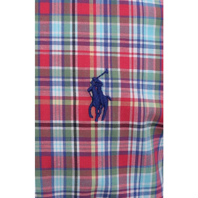 фото Хлопковая рубашка polo ralph lauren