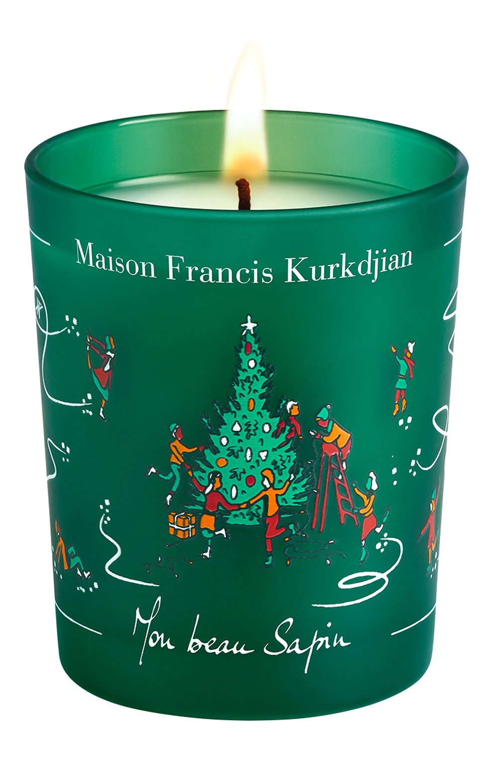 Парфюмированная свеча mon beau sapin (180g) MAISON FRANCIS KURKDJIAN бесцветного цвета, арт. 202152404 | Фото 1 (Ограничения доставки: flammable)