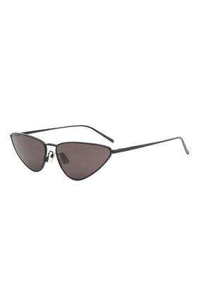 Женские солнцезащитные очки SAINT LAURENT черного цвета, арт. SL 487 001 | Фото 1 (Тип очков: С/з; Очки форма: Cat-eye; Оптика Гендер: оптика-женское)