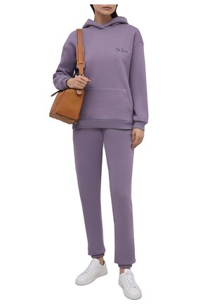 Женский хлопковый костюм SEVEN LAB фиолетового цвета по цене 17430 руб., арт. HPW-IL dark lavender | Фото 1 Женский хлопковый костюм SEVEN LAB фиолетового цвета, арт. HPW-IL dark lavender | Фото 1 (Материал внешний: Синтетический материал, Хлопок; Длина (для топов): Стандартные; Длина (брюки, джинсы): Стандартные; Рукава: Длинные; Кросс-КТ: Трикотаж; Стили: Спорт-шик)
