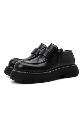 Мужские кожаные лоферы BOTTEGA VENETA черного цвета по цене 64600 руб., арт. 679497/V10T0 | Фото 1 Мужские кожаные лоферы BOTTEGA VENETA черного цвета, арт. 679497/V10T0 | Фото 1 (Материал внутренний: Натуральная кожа; Материал внешний: Кожа; Стили: Кэжуэл; Обувь: Обувь)