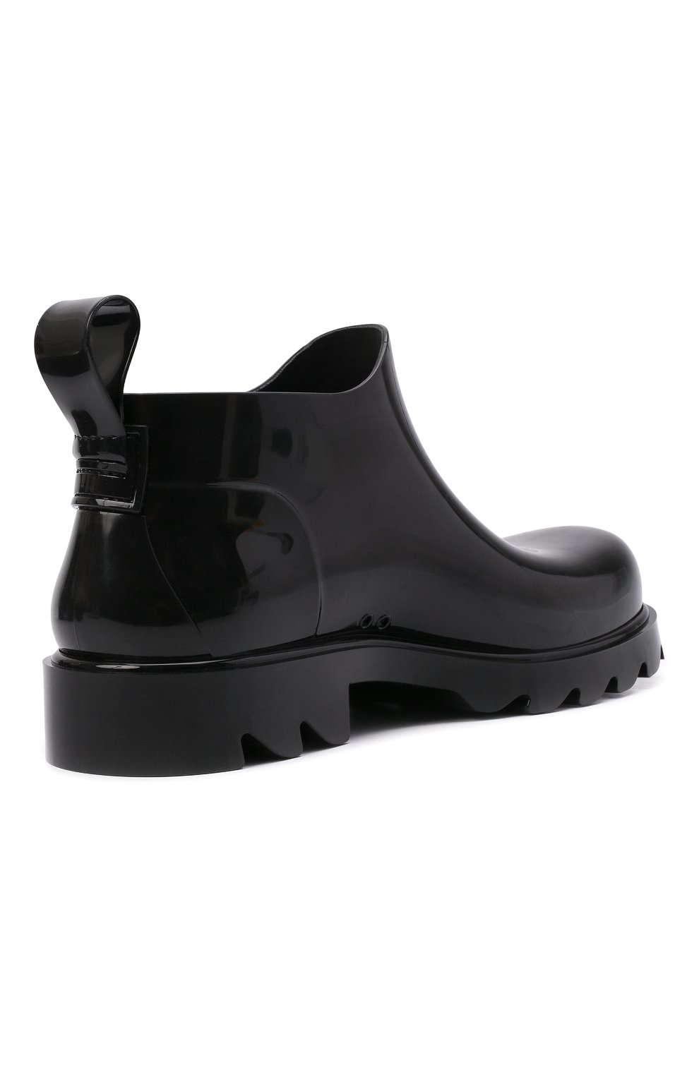 Мужские резиновые сапоги stride BOTTEGA VENETA черного цвета, арт. 680510/V1AJ0 | Фото 5 (Материал утеплителя: Без утеплителя; Материал внутренний: Текстиль; Кросс-КТ: резиновые; Подошва: Плоская; Мужское Кросс-КТ: Сапоги-обувь; Материал внешний: Резина; Длина стельки: 28,3)