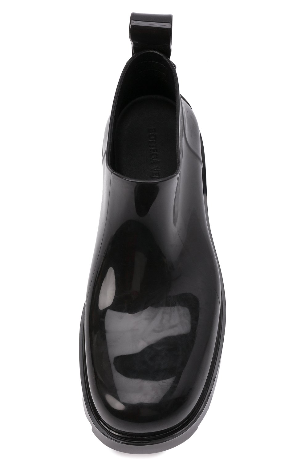 Мужские резиновые сапоги stride BOTTEGA VENETA черного цвета, арт. 680510/V1AJ0 | Фото 6 (Материал утеплителя: Без утеплителя; Материал внутренний: Текстиль; Кросс-КТ: резиновые; Подошва: Плоская; Мужское Кросс-КТ: Сапоги-обувь; Материал внешний: Резина; Длина стельки: 28,3)