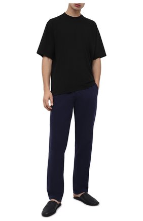 Мужская хлопковая футболка DSQUARED2 черного цвета, арт. D9M3Z3790 | Фото 2 (Длина (для топов): Стандартные; Рукава: Короткие; Материал внешний: Хлопок; Кросс-КТ: домашняя одежда)