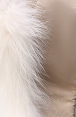 Женская шапка-ушанка дарья из меха лисицы FURLAND белого цвета, арт. 0194809610002600199 | Фото 4 (Материал: Текстиль, Натуральный мех)